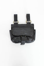 Black Leather Belt Pouch