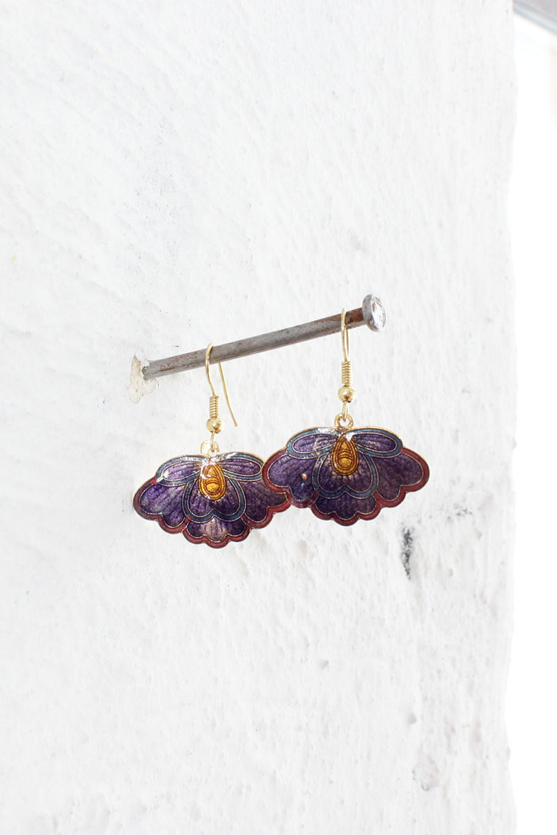 Enamel Butterfly Dangles