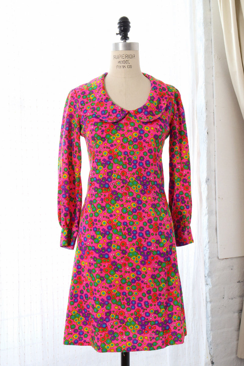 Flower Power Collared Mini Dress XS/S