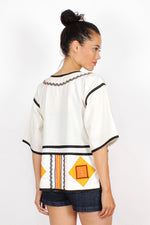 Applique Cotton Jacket