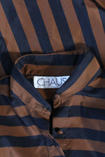 Chaus Puff Stripe Blouse S