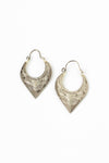 Etched Point Earrings