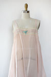 Pale Pink 1920s Cotton Step-In S/M