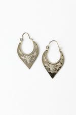 Etched Point Earrings