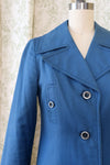 Cerulean Blue Trench XS