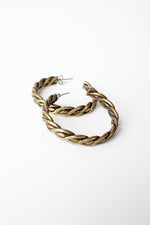 Brassy Coil Hoops