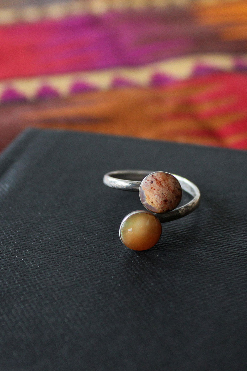 Mars Stone Sterling Ring