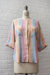 Sherbet Stripe Gauze Shirt S-L