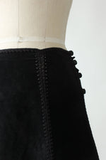 BCBG Crochet Suede Mini S