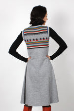 Heather Folk Knit Dress XS-M