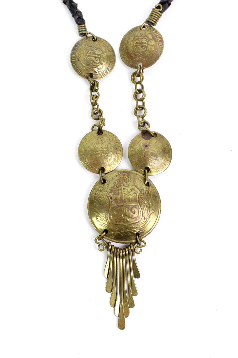 Peruvian Coin Necklace