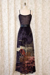 Midnight Panther Maxi Dress M