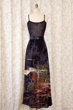 Midnight Panther Maxi Dress M