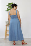 Denim Fit & Flare Day Dress M-M/L