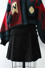 BCBG Crochet Suede Mini S