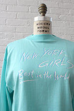 New York Girls Cropped Tee S-L