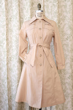 Stone Khaki Fit Flare Trench XS/S