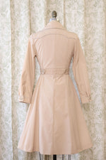 Stone Khaki Fit Flare Trench XS/S