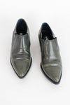 Dark Gray Western Booties 8