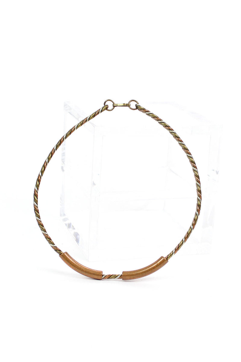 Twisted Copper Choker