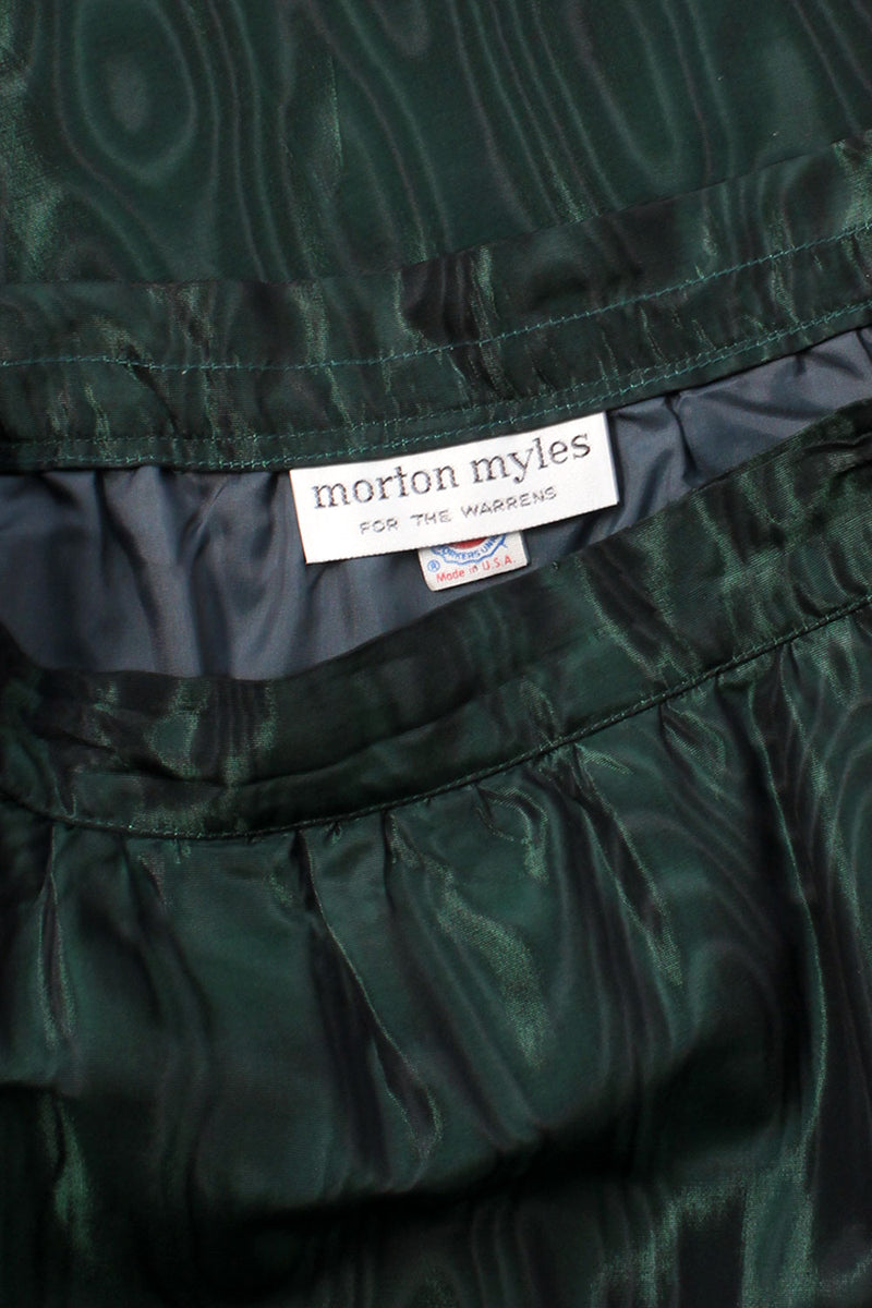 Moiré Mistletoe Skirt S