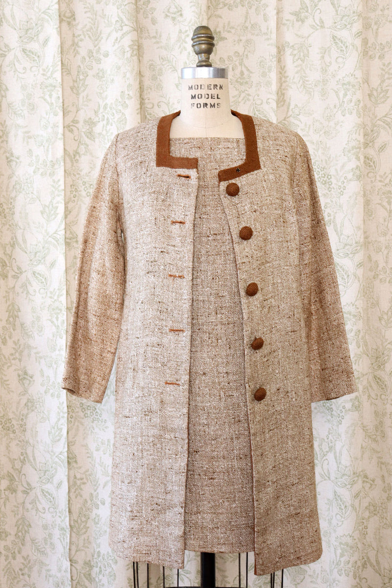 Tweed Tonal Dress & Jacket Set XS/S