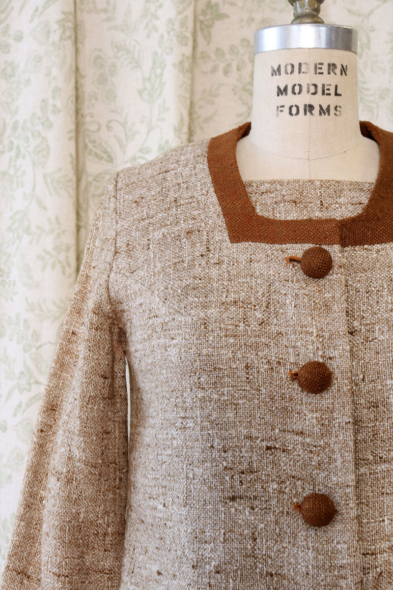 Tweed Tonal Dress & Jacket Set XS/S