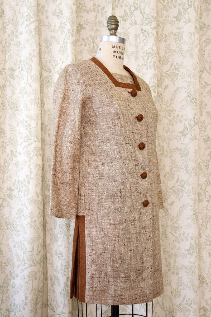 Tweed Tonal Dress & Jacket Set XS/S
