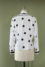 Eloise Spotted Button Down M