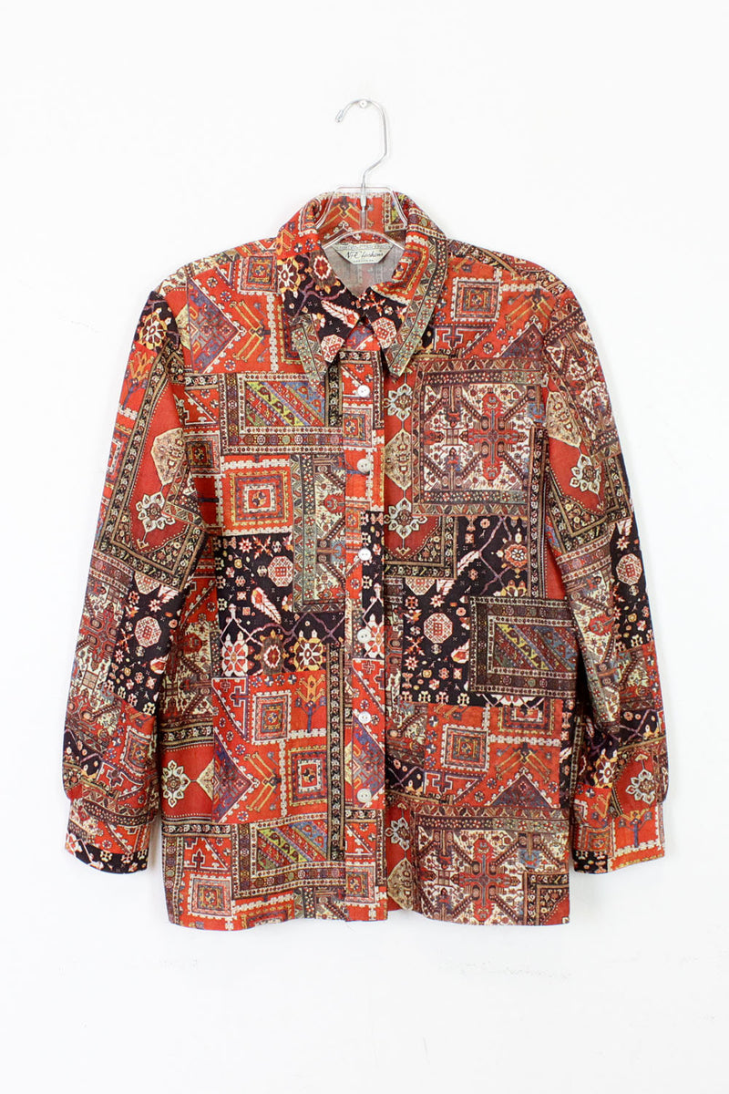 Kilim Print Buttondown M