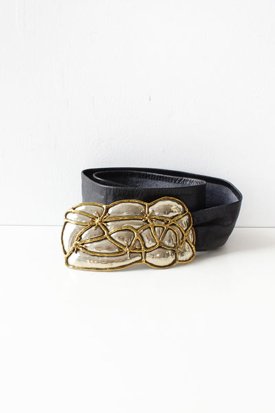 Brutalist Mixed Metal Belt – OMNIA display picture 1