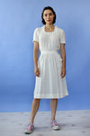 1940s Cream Blossom Dress XXS/XS
