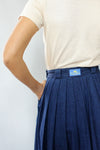 Pleated Denim Midi XS/S