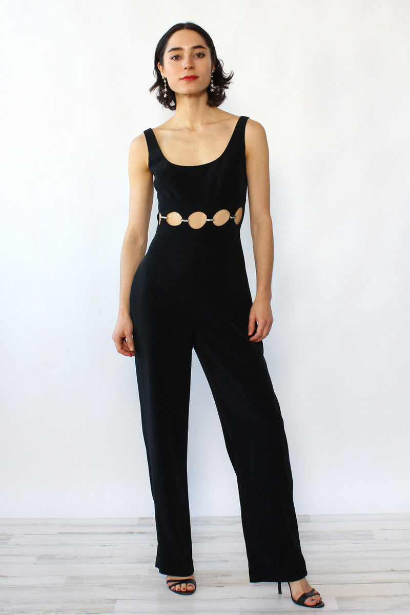 Della Cutout Midriff Jumpsuit XS/S