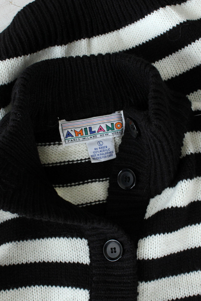Milano Striped Cardigan M/L