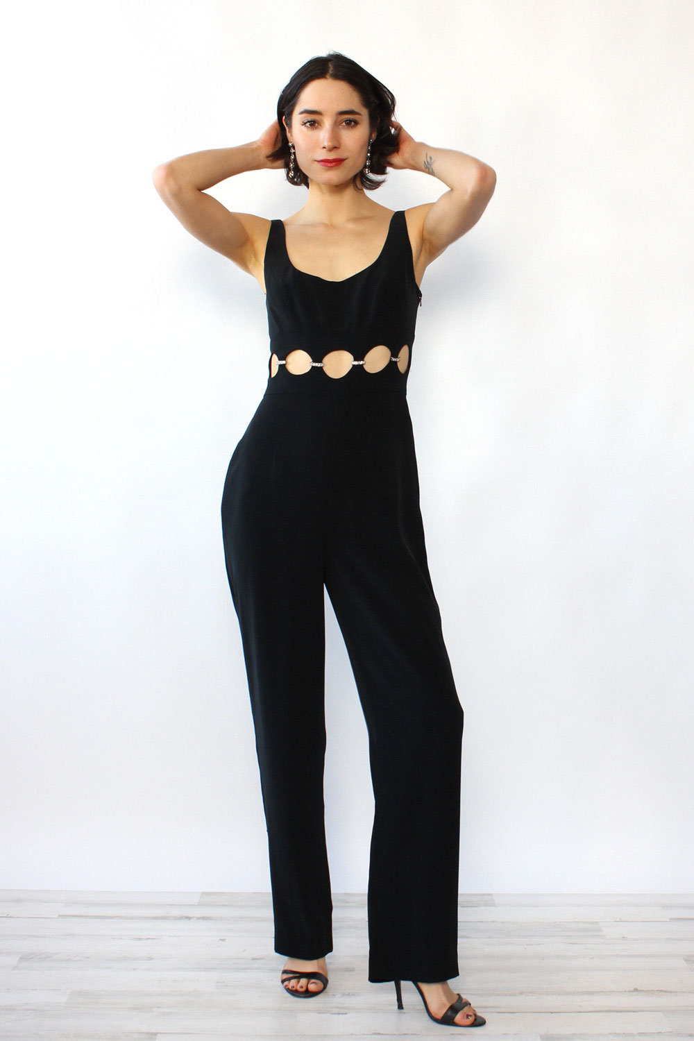 Della Cutout Midriff Jumpsuit XS/S