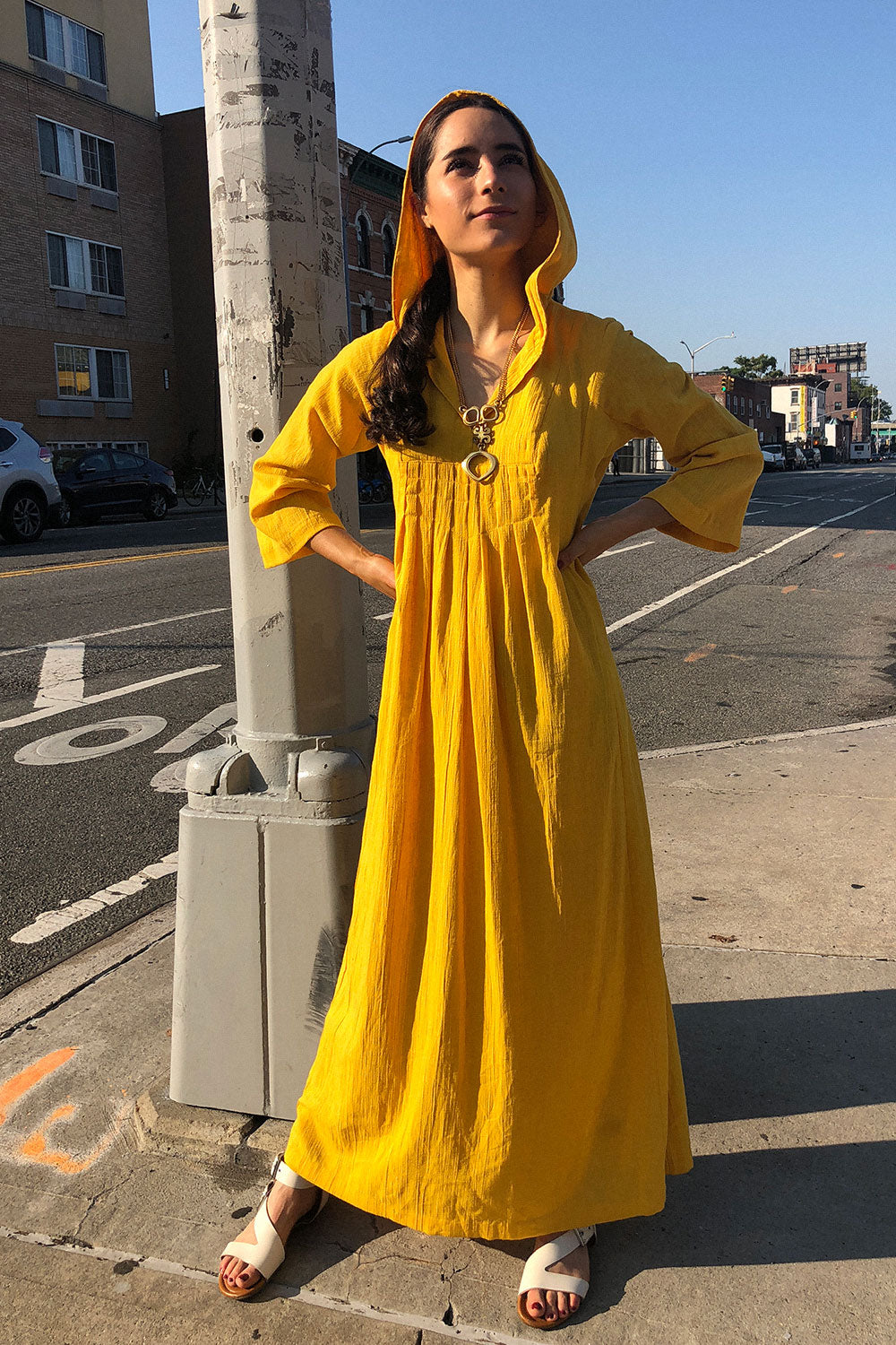 Sunshine Hooded Caftan XS/S