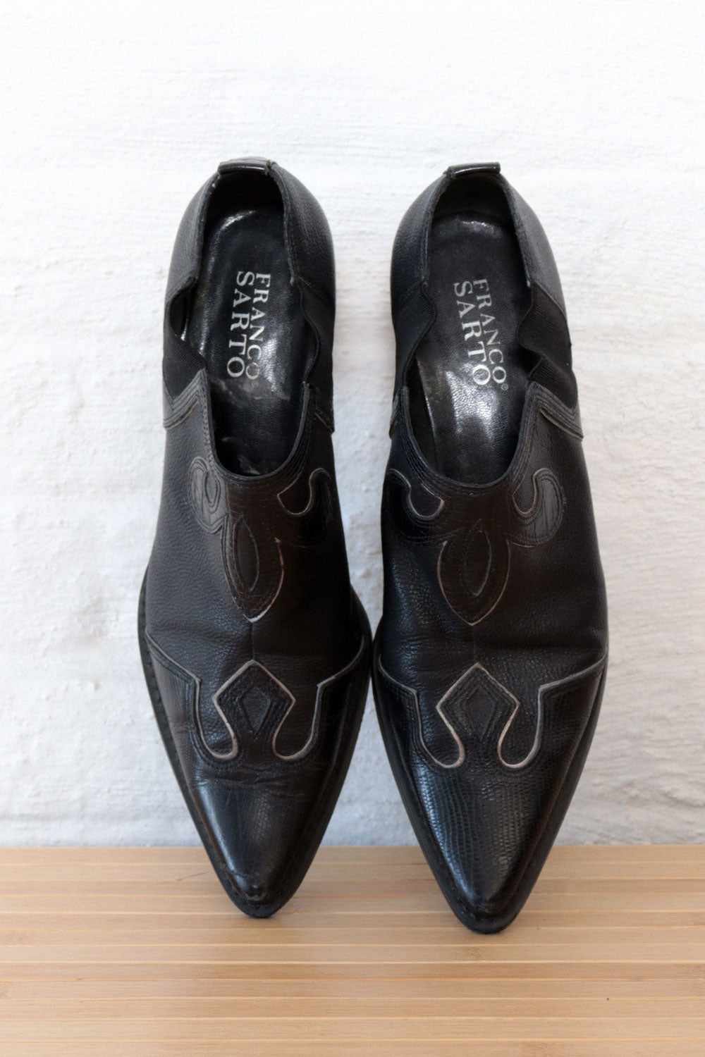 Heeled Western Low Boots 7