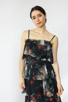 Dusk Floral Tiered Dress S