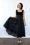 Ribboned Mesh Circle Skirt Dress XS/S
