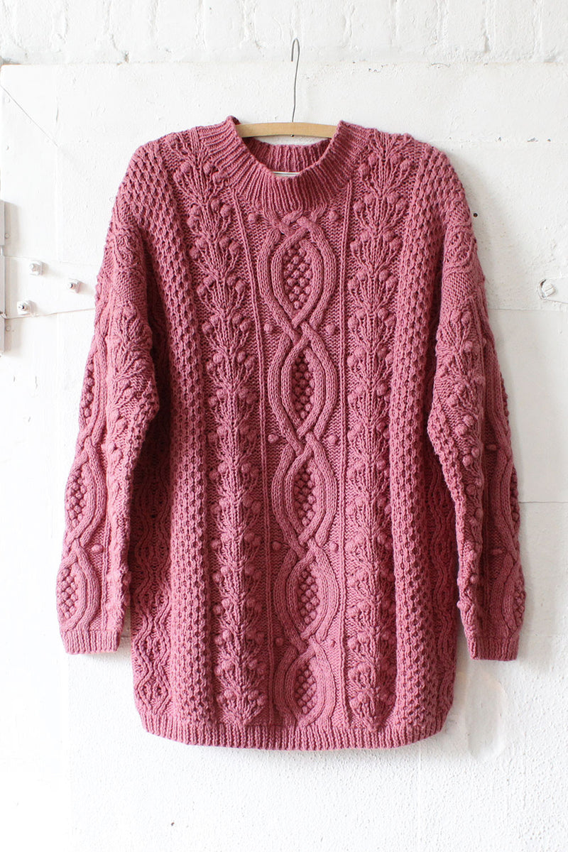 Dusty Rose Sweater Dress