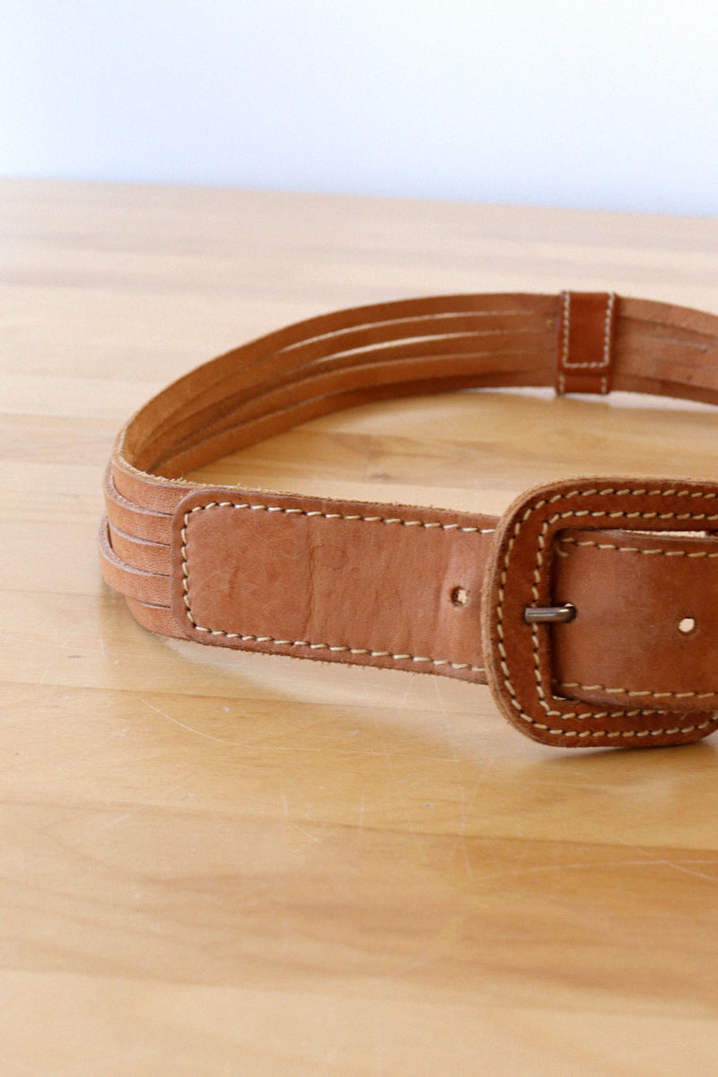 Calderon Honey Leather Belt S/M