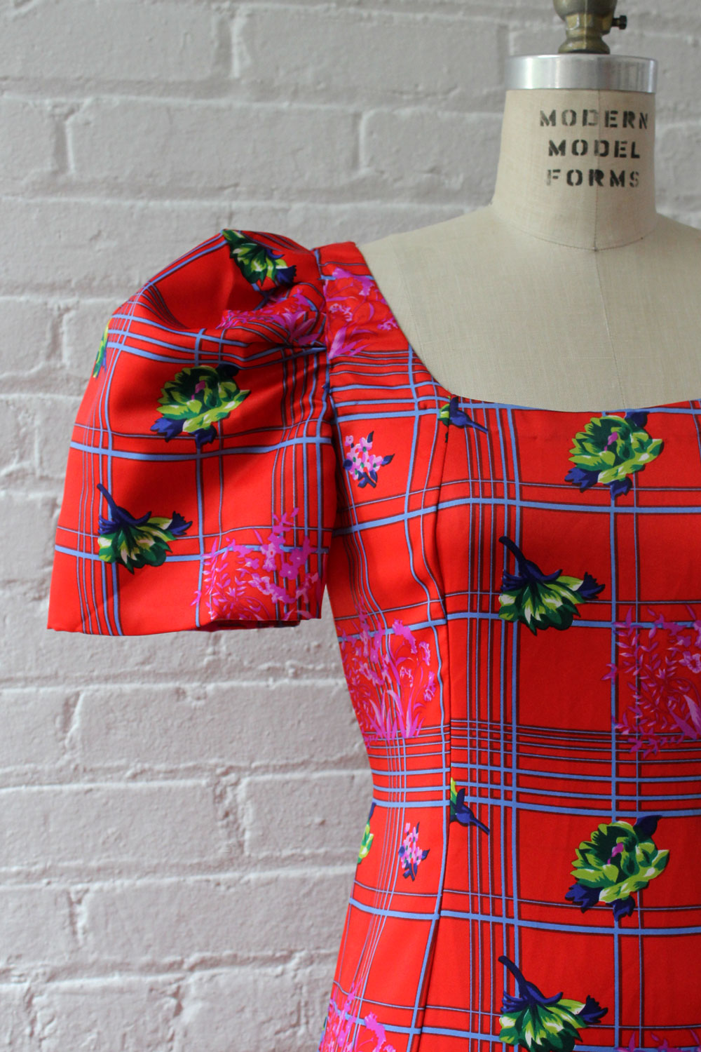 Japanese Floral Flounce Dress S/M