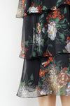 Dusk Floral Tiered Dress S