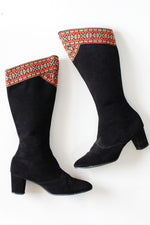 Woven Go Go Boots 8