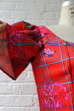 Japanese Floral Flounce Dress S/M