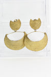 70s Brass Renaid Earrings