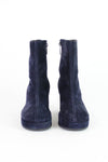90s Platform Navy Boots 7