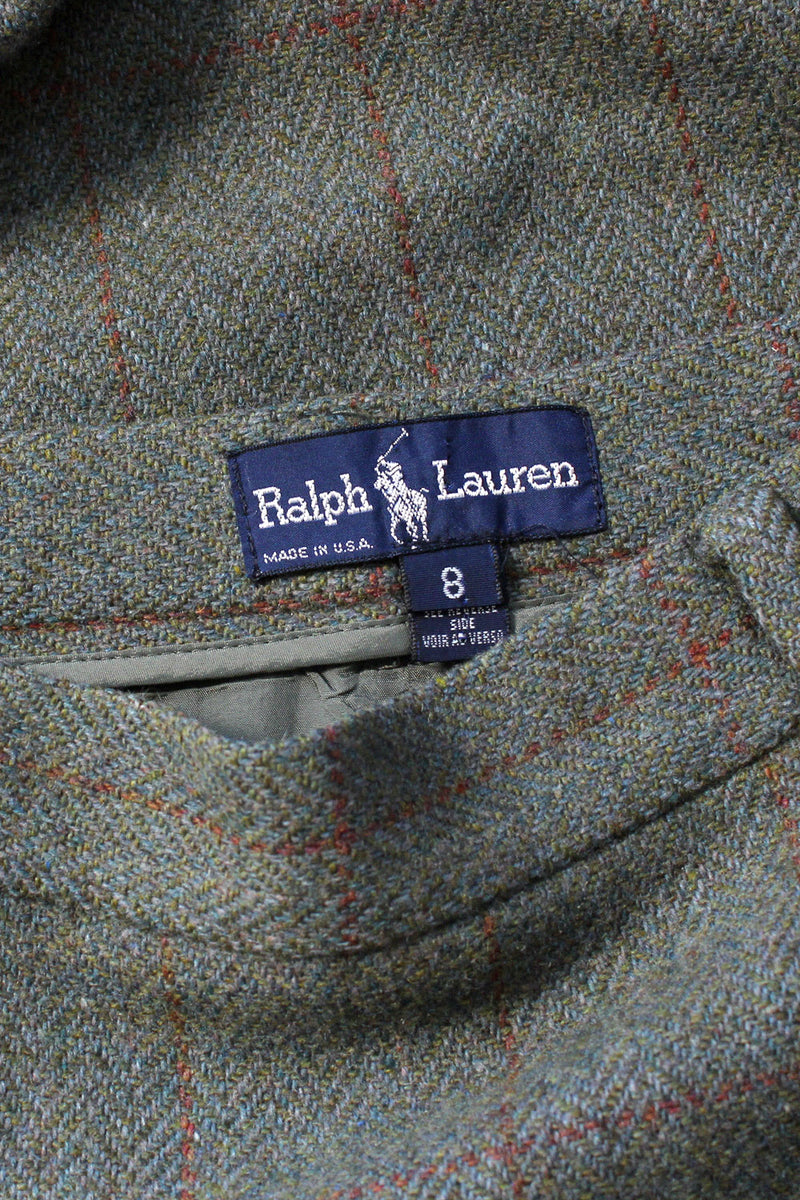 Ralph Lauren Sage Wool Skirt S