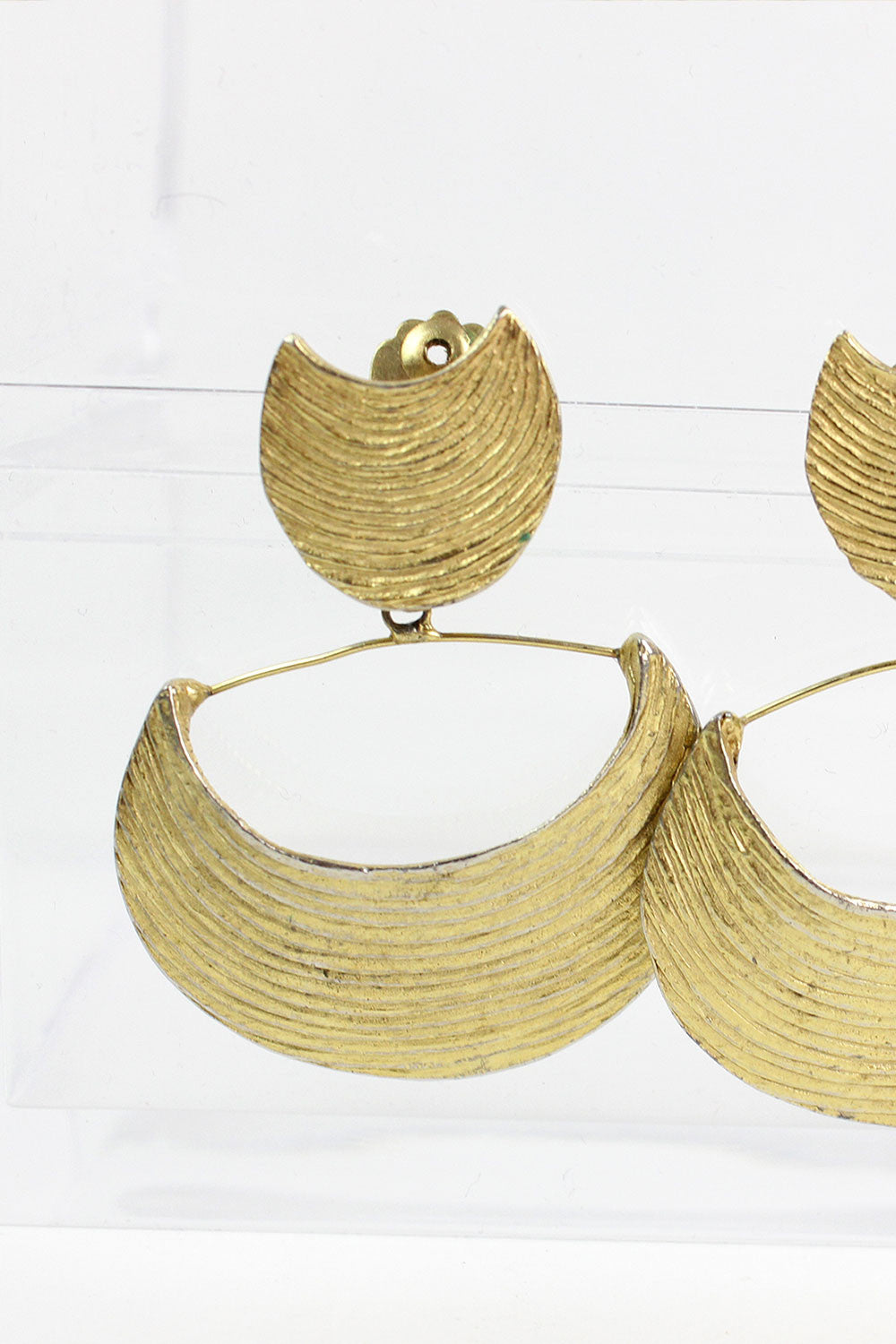 70s Brass Renaid Earrings